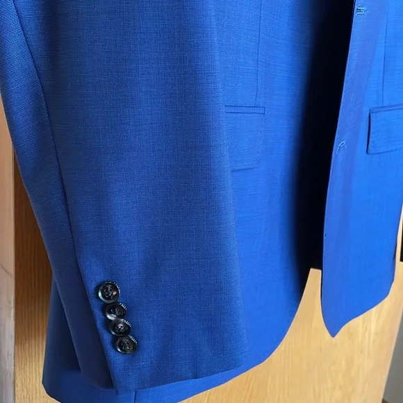 Ted Baker Mens 100% Wool Navy Suit and Pants